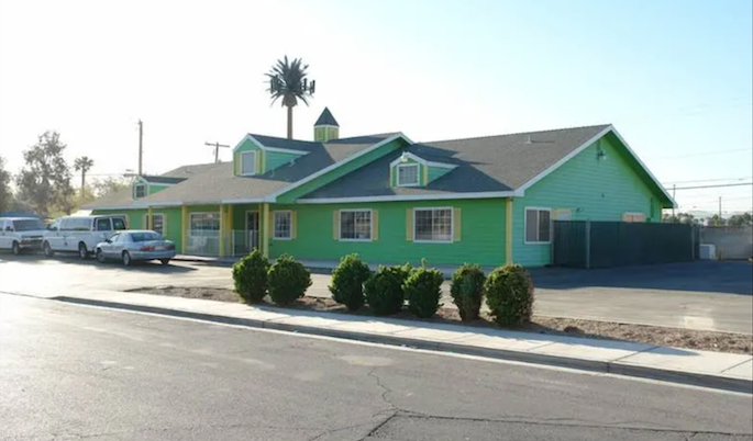 green commercial building